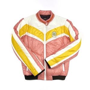 MOTHER The Peak Puffer Jacket in Sienna Size Small